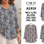 Bluzki Damskie Polskie_ size m-4xl_ paczka 12szt mix kolor