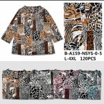 Bluzki Damskie Polskie_ size l-4xl_ paczka 12szt mix kolor