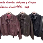 Kurtki damskie skórzane z długim rękawem. Produkt włoski (UNI_ 4) 6885971