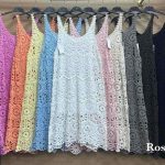 Sukienki Damskie Włoskie _size uni _paczka 6szt_mix kolor 1897260
