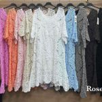 Sukienki Damskie Włoskie _size uni _paczka 6szt_mix kolor 1897261