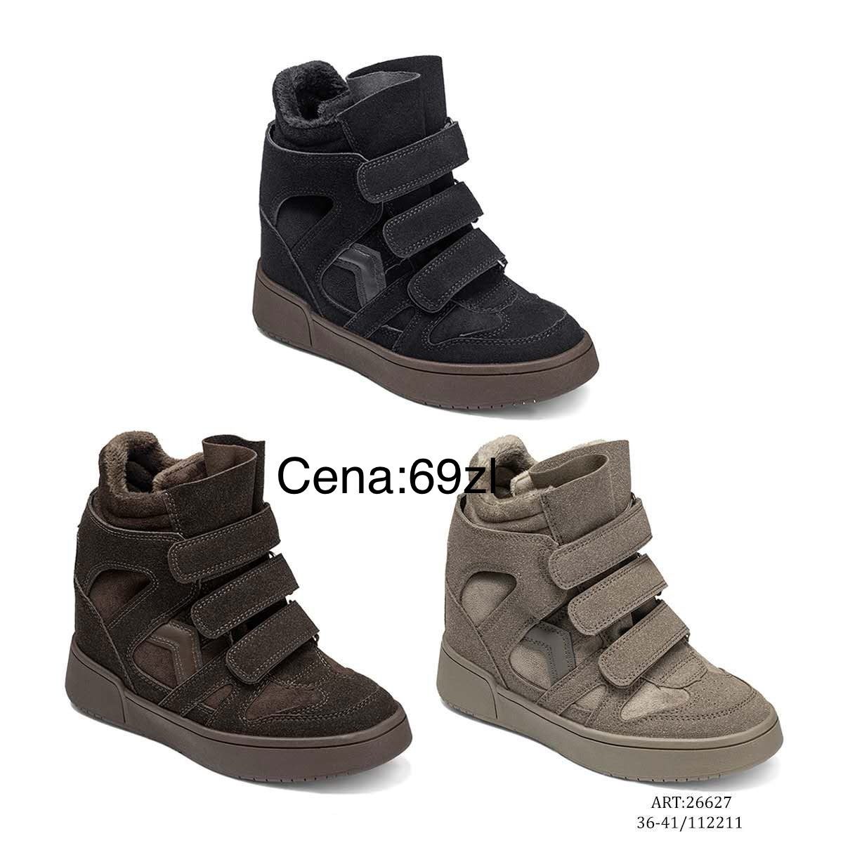 Buty Botki DAMSKIE (36-41_12par) 1358214