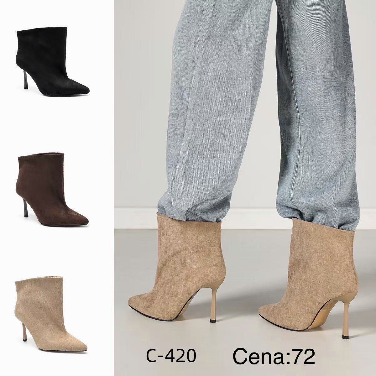 Buty Botki DAMSKIE (36-41_12par) 4300568