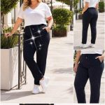 Spodnie DAMSKA_size 3-6xl_paczka 12 szt_mixkolor 5585001
