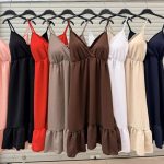 Sukienki Damskie wloskie_ Size uni _paczka 6szt_mix kolor 6172330