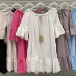 Sukienki Damskie wloskie_ Size uni _paczka 6szt_mix kolor 6172333