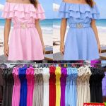 Sukienki Damskie wloskie_ Size uni _paczka 6szt_mix kolor 6172334