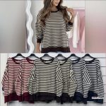 Bluzy Damskie Włoskie _size uni _paczka 6szt_mix kolor 2212536