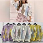 Bluzy Damskie Włoskie _size uni _paczka 6szt_mix kolor 2212537