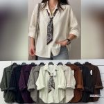 Koszule Damskie Włoskie _size uni _paczka 6szt_mix kolor 2212545