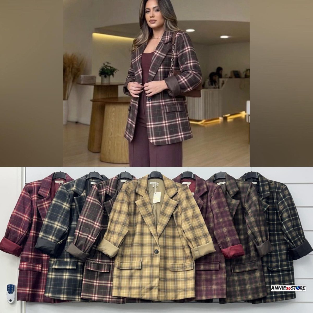 Marynarki Damskie Włoskie _size uni _paczka 6szt_mix kolor 2212575