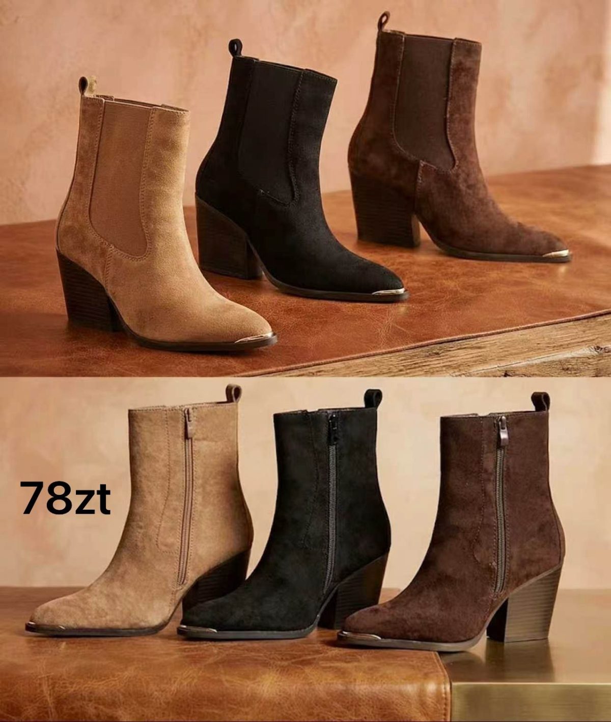 Buty Botki DAMSKIE (36-41_12par) 4882739