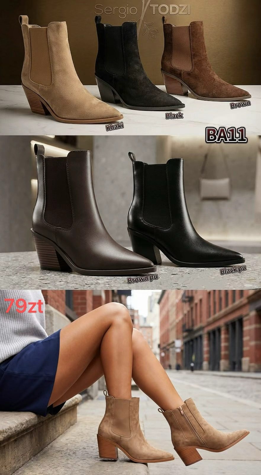 Buty Botki DAMSKIE (36-41_12par) 4882745