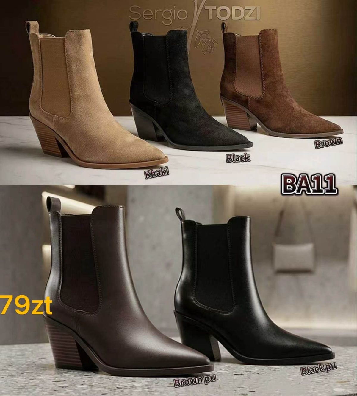 Buty Botki DAMSKIE (36-41_12par) 4882746