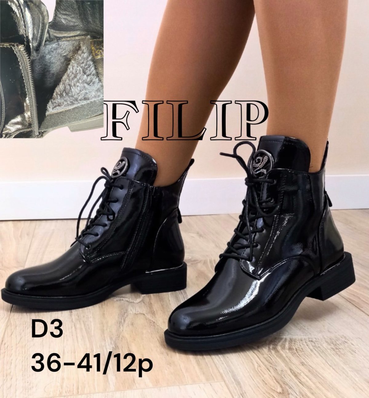Buty Botki DAMSKIE (36-41_12par) 5620848