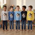 Bluzka DZIECIĘCA size 4-8 lat_ paczka 4szt _1 kolor 1849921