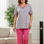 Piżamy DAMSKA TURECKA_size s-3xl_paczka 10 szt_mixkolor