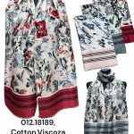 Szaliki Damskie_ paczka 12szt _mix kolor 7945898