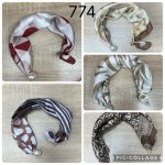 Szaliki Damskie_ paczka 12szt _mix kolor 7945907