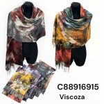 Szaliki Damskie_ paczka 12szt _mix kolor 7945924