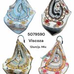 Szaliki Damskie_ paczka 12szt _mix kolor 7945930