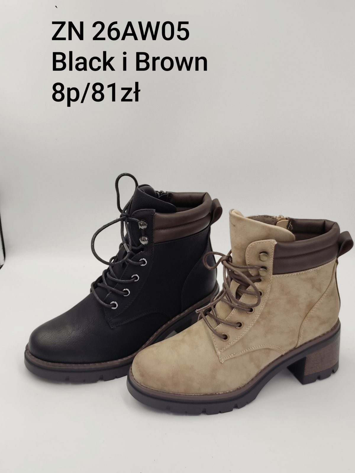 Buty Botki DAMSKIE (36-41_8par) 9984025