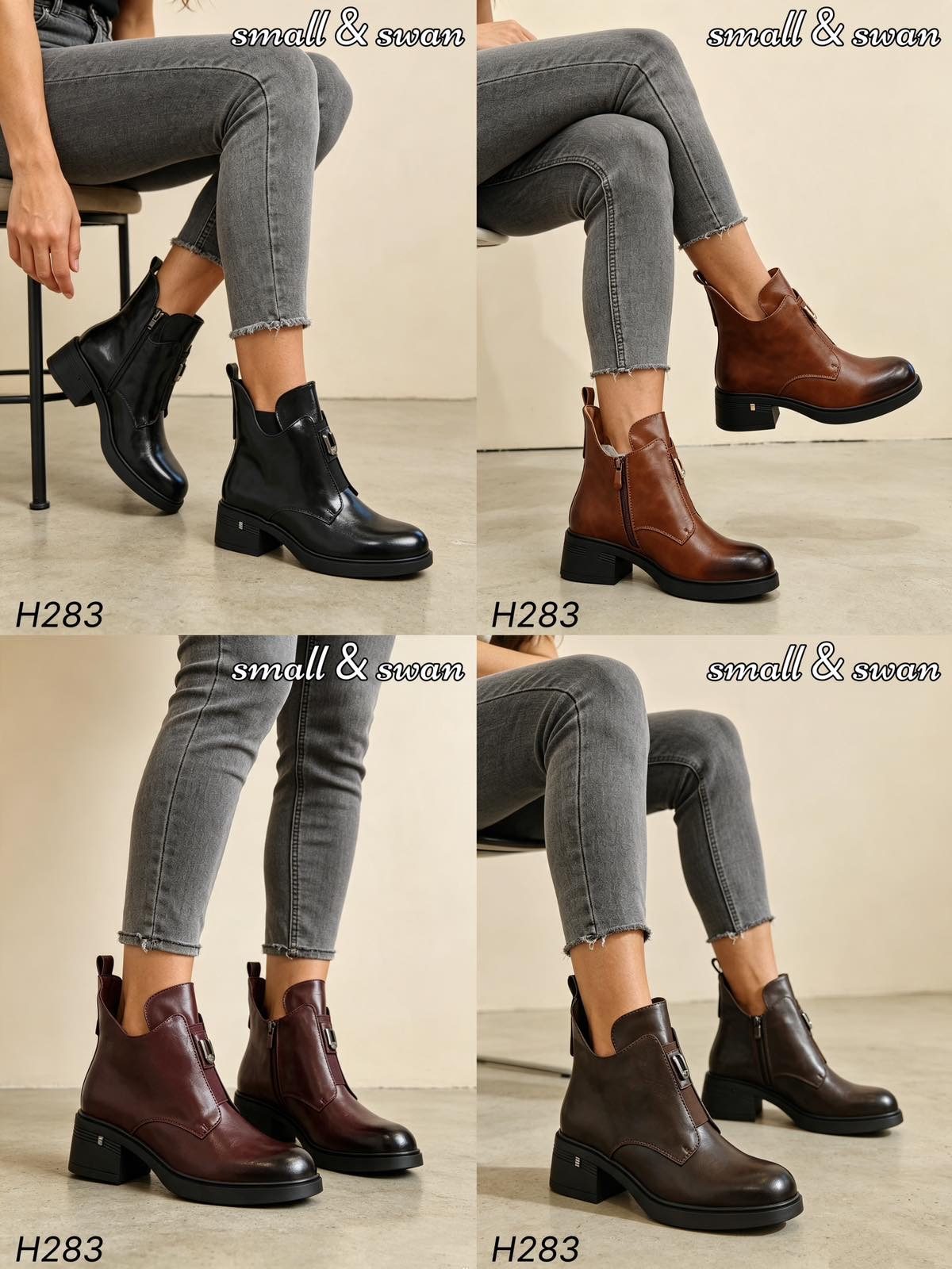 Buty Botki DAMSKIE (36-41_12par) 9984056