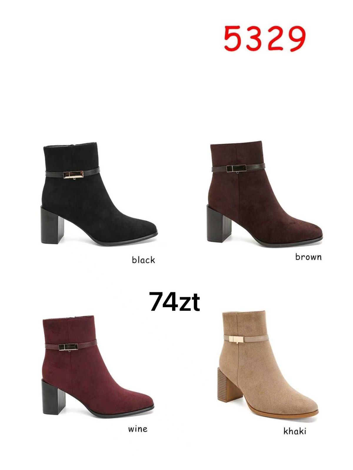 Buty Botki DAMSKIE (36-41_12par) 3340827