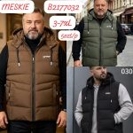 Kamizelki MĘSKA_ size 3-7xl _paczka 5szt_1 kolor 9276126