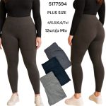 Legginsy/Getry Damskie _ size 4-7Xl _paczka 12szt_mix kolor