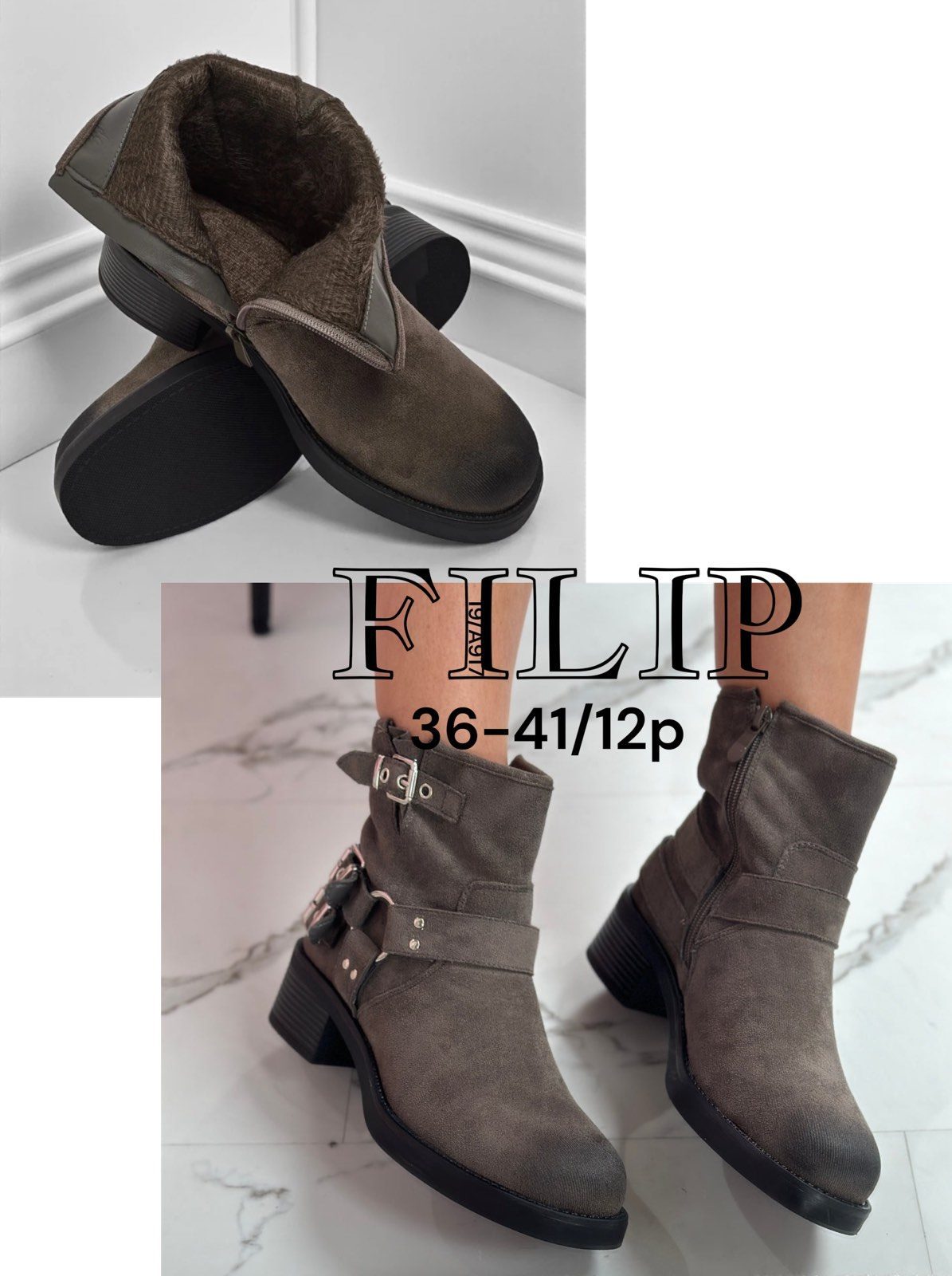 Buty Botki DAMSKIE (36-41_12par) 2880051