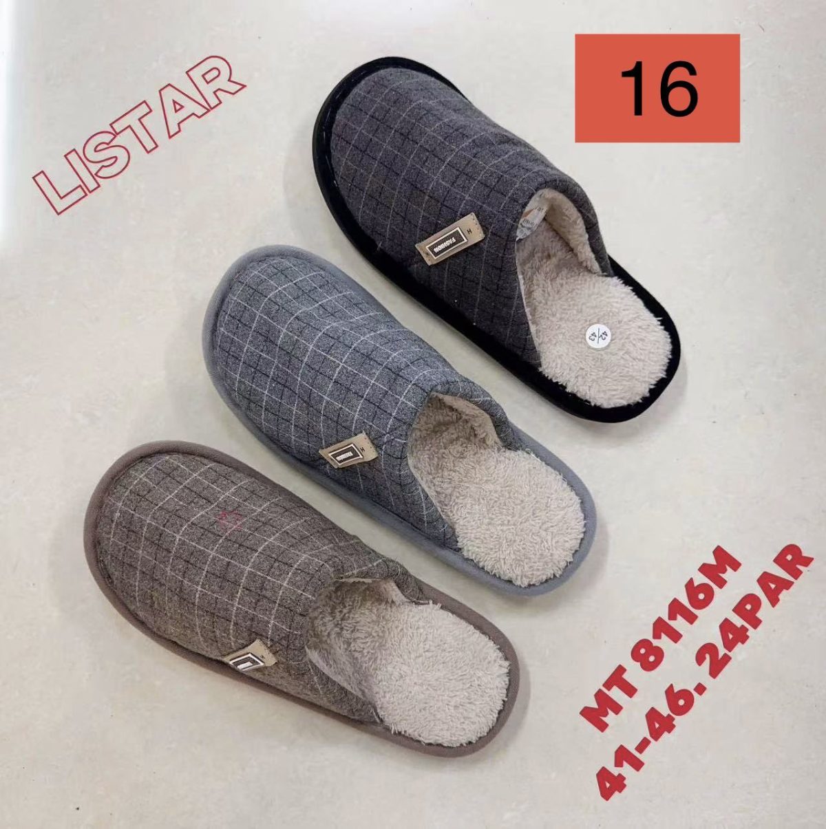 Buty Kapcie MĘSKIE (41-46_24par) 2918431