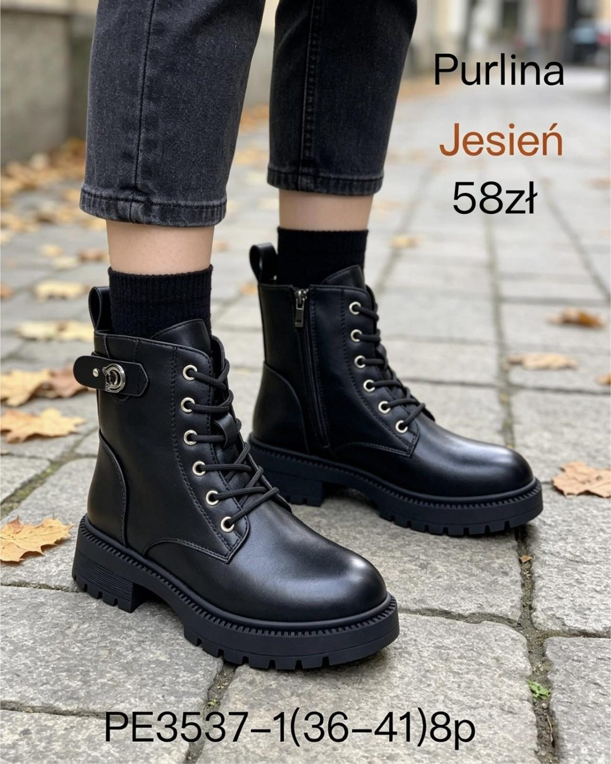 Buty Botki DAMSKIE (36-41_8par) 3403040