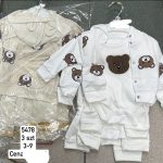 Komplety DZIECIĘCA size 3-9 M_ paczka 6szt _1 kolor 2823417
