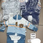Komplety DZIECIĘCA size 3-9 M_ paczka 6szt _1 kolor 2823420