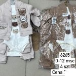 Komplety DZIECIĘCA size 0-12 M_ paczka 4szt _1 kolor 2823424