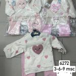 Komplety DZIECIĘCA size 3-9 M_ paczka 6szt _1 kolor 2823426