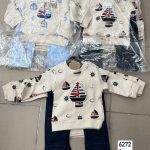 Komplety DZIECIĘCA size 3-9 M_ paczka 6szt _1 kolor 2823431
