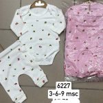 Komplety DZIECIĘCA size 3-9 M_ paczka 6szt _1 kolor 2823434