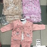 Komplety DZIECIĘCA size 3-9 M_ paczka 6szt _1 kolor 2823435