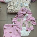 Komplety DZIECIĘCA size  0-12 M_ paczka 4szt _1 kolor 2823436
