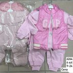 Komplety DZIECIĘCA size 9-24 M_ paczka 4szt _1 kolor 2823438
