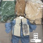 Komplety DZIECIĘCA size  9-24 M_ paczka 4szt _1 kolor 2823439