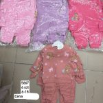 Komplety DZIECIĘCA size  6-18 M_ paczka 4szt _1 kolor 2823452