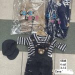 Komplety DZIECIĘCA size 3-12 M_ paczka 4szt _1 kolor 2823457