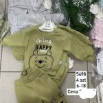 Komplety DZIECIĘCA size 6-18 M_ paczka 4szt _1 kolor 2823461