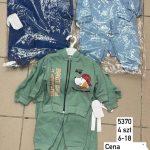 Komplety DZIECIĘCA size 6-18 M_ paczka 4szt _1 kolor 8344169
