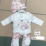Komplety DZIECIĘCA size 0-3 M_ paczka 4szt _1 kolor 8344171