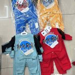 Komplety DZIECIĘCA size 6-18 M_ paczka 4szt _1 kolor 8344173
