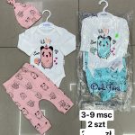 Komplety DZIECIĘCA size 3-9 M_ paczka 6szt _1 kolor 8344179
